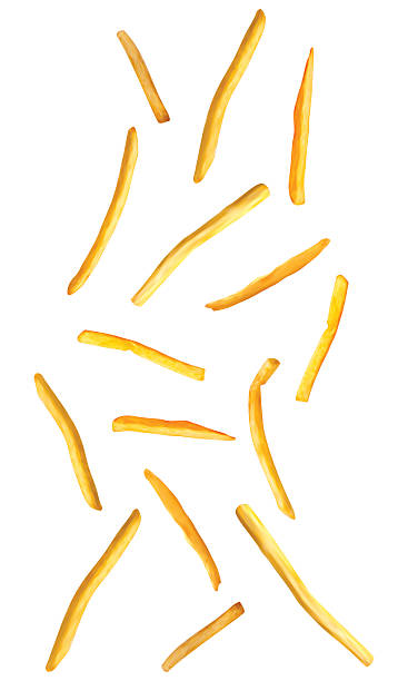french frites  - chips potato stock-grafiken, -clipart, -cartoons und -symbole