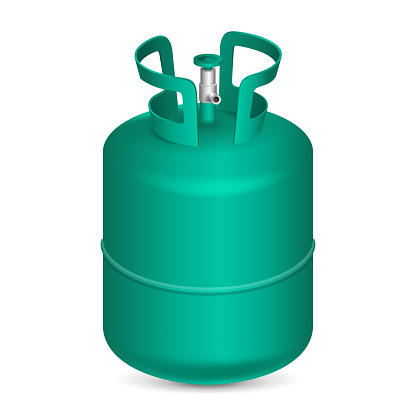 Freon tank of Refrigerant - cooling gas reservoir