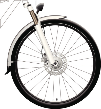 Front Bike Wheel with Dynamo Hub