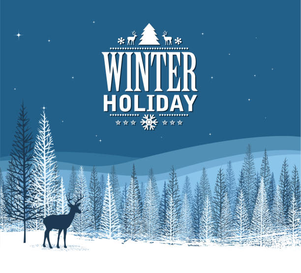 drawing of vector winter holiday sign.This file has been used illustrator cs3 EPS10 version feature of multiply.