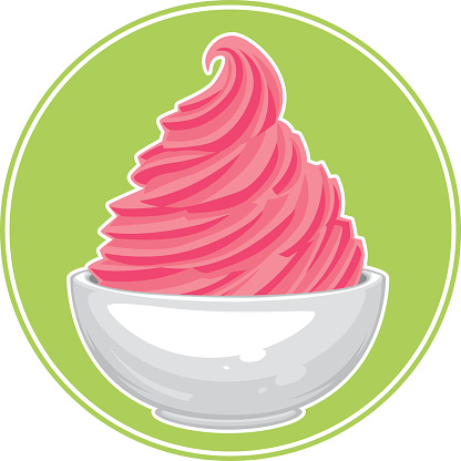 Frozen Yogurt Cup Stock Illustration - Download Image Now ...