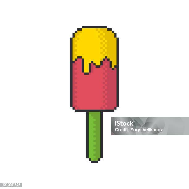 Vecteur De Popsicle Pixel Art Telecharger Vectoriel