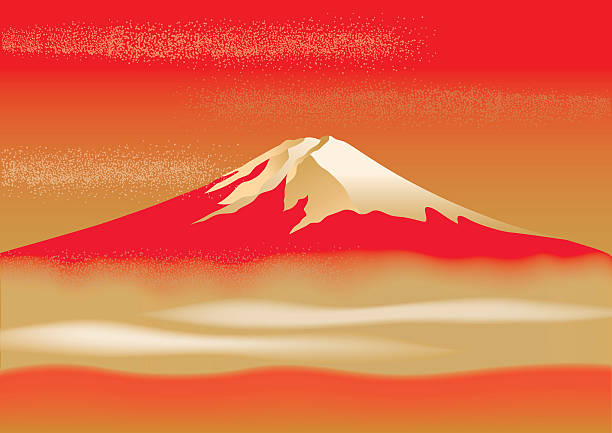 フジ美しい日本のイラスト - 富士山点のイラスト素材／クリップアート素材／マンガ素材／アイコン素材