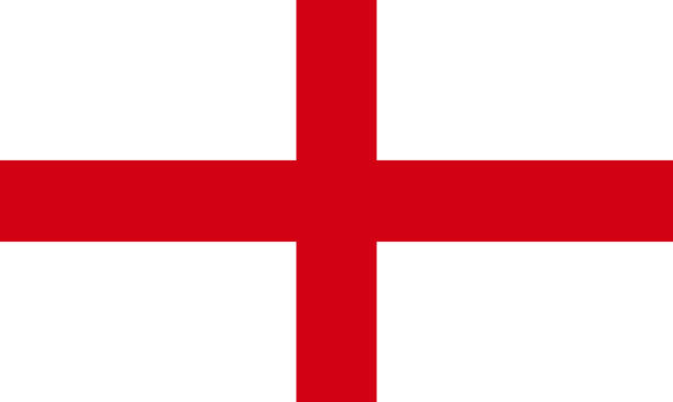 vollbildansicht der englischen flagge - englische flagge stock-grafiken, -clipart, -cartoons und -symbole