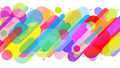 Fun colorful abstract rainbow colored background vector illustration