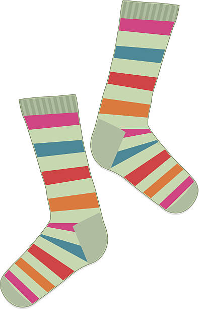 Royalty Free Colorful Socks Clip Art, Vector Images & Illustrations ...