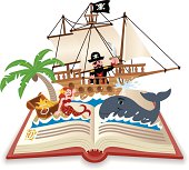 A very fun pop up book with a story adventure on the sea