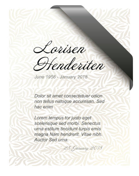 Free Funeral Invitation Template from media.istockphoto.com