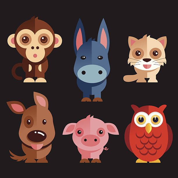 Miniature Donkey Background Illustrations, Royalty-Free Vector Graphics