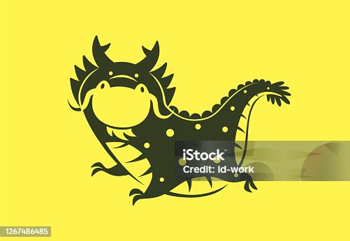 istock funny dragon symbol 1267486485