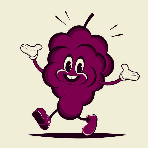 Cartoon Grapes Stock Photos, Pictures & Royalty-Free Images - iStock