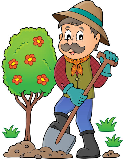 People Planting Trees Drawing Illustrations Royalty Free People Planting Trees Drawing Illustrations Royalty Free