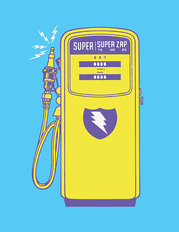 Gasoline Pump with Spark Plug