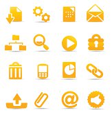 A set of flexible royalty-free web and internet icons.