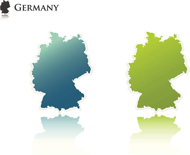 Germany Outline vector art illustration