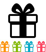 istock Gift box icon 499258818