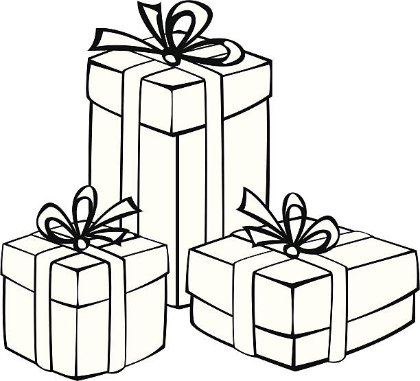 Download Best Christmas Present Sketch Single Object Gift ...