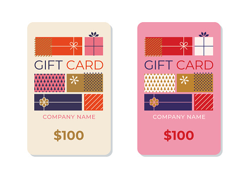 Gift Card template.