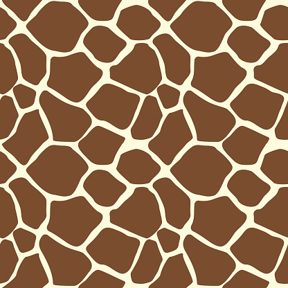 Giraffe Animal Print Pattern Seamless Tile