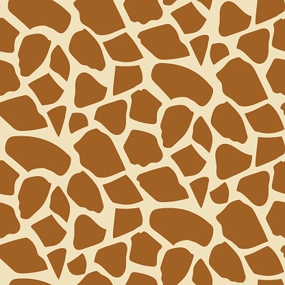 Giraffe skin seamless pattern.