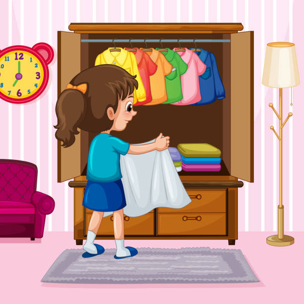 Kids Getting Ready For Bed Illustrations, Royalty-Free Vector Graphics ...