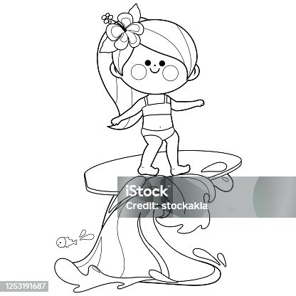 Birlikte Sabun Kopugu Ufleme Sayfa Anahat Kiz Boyama Clipart