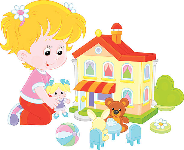 Dollhouse Clip Art, Vector Images & Illustrations - iStock