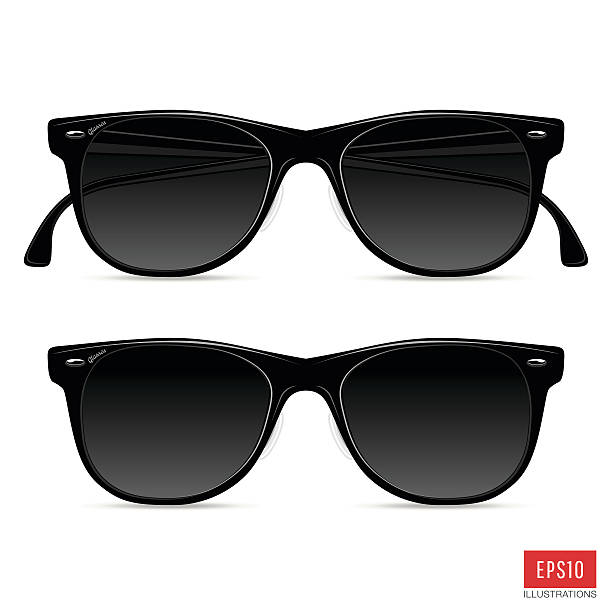 okulary - sunglasses stock illustrations