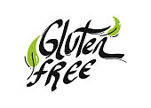 Gluten Free Organic Product Icons Vector Illustration Symbol Design Element