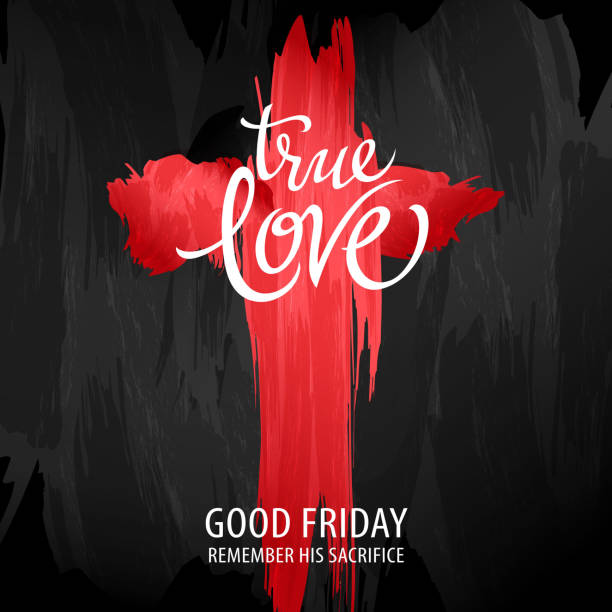 God Is Love  good friday stock illustrations