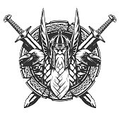 istock God Odin illustration tattoo style 637264000