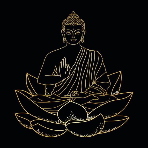 Best Golden Buddha Illustrations, Royalty-Free Vector Graphics & Clip ...
