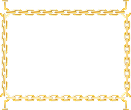 Gold Chain Title Frame