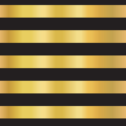 PixLith - Black And Gold Striped Wallpaper
