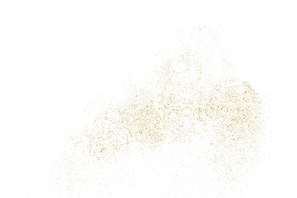 Gold glitter texture isolated on white. Gold glitter texture isolated on white. Amber particles color. Celebratory background. Golden explosion of confetti. Digitally Generated Image. Vector illustration,eps 10. sand stock illustrations