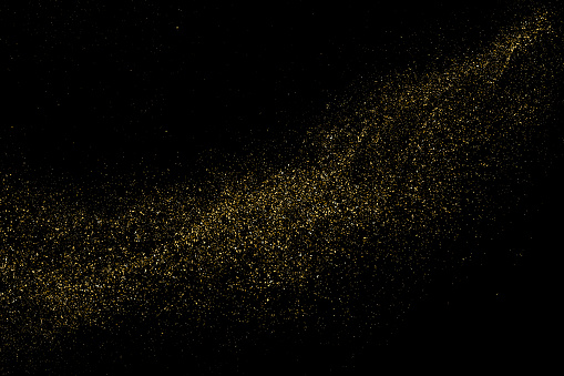 Gold Glitter Texture Vector.