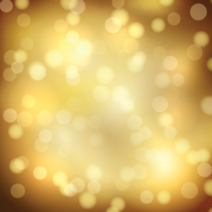 Gold holiday blurred light background