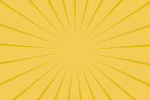 Gold line pattern on gold background, Golden straight lines with the center of the image featured, used for background of products and billboards