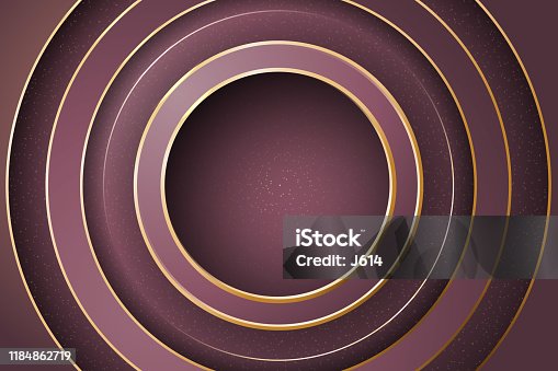 istock Gold on purple 1184862719