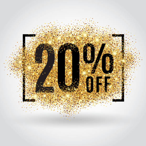 gold sale 20% percent - 2015年 插圖 幅插畫檔、美工圖案、卡通及圖標