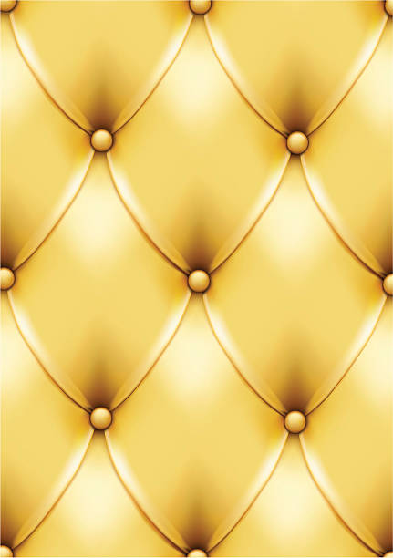 Gold vintage leather pattern vector art illustration