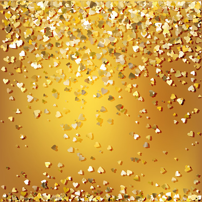 Golden confetti