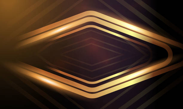 golden Luxury dark abstract background stock illustration vector art illustration