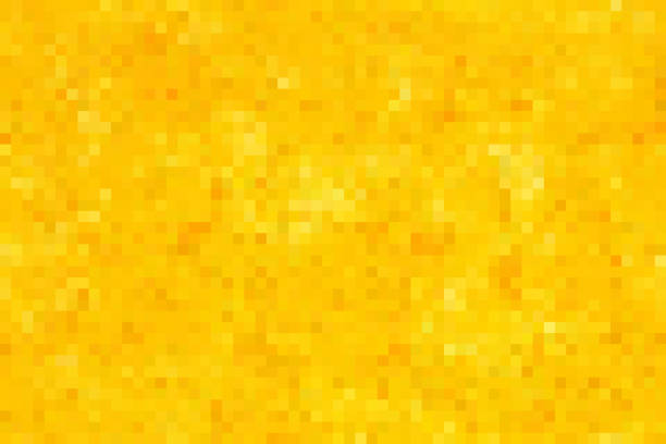 Golden Seamless Pixel Background