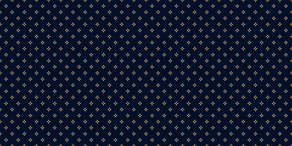 Golden vector seamless pattern with small diamonds, star shapes. Black and gold