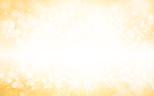 Golden yellow coloured shining glittery Merry Christmas, New Year celebrations or party themed vector backgrounds with sunburst