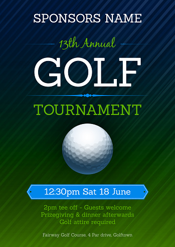 Golf competition poster