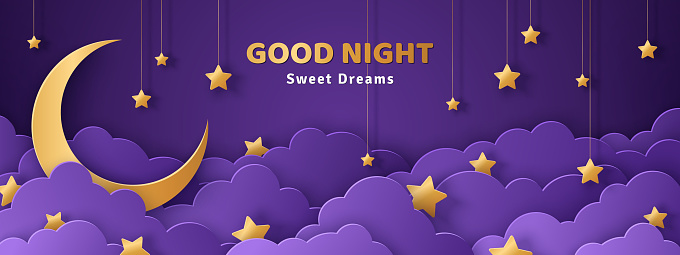 Good night and sweet dreams banner