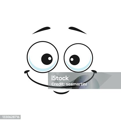istock Good tempered kind emoticon emoji isolated icon 1330628716