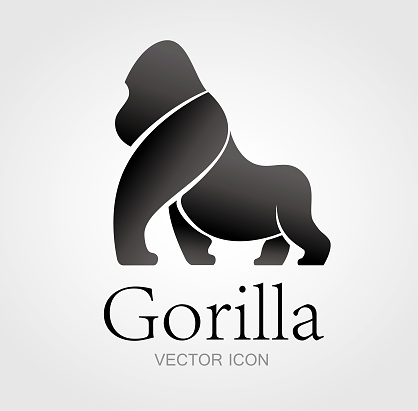 Gorilla symbol design